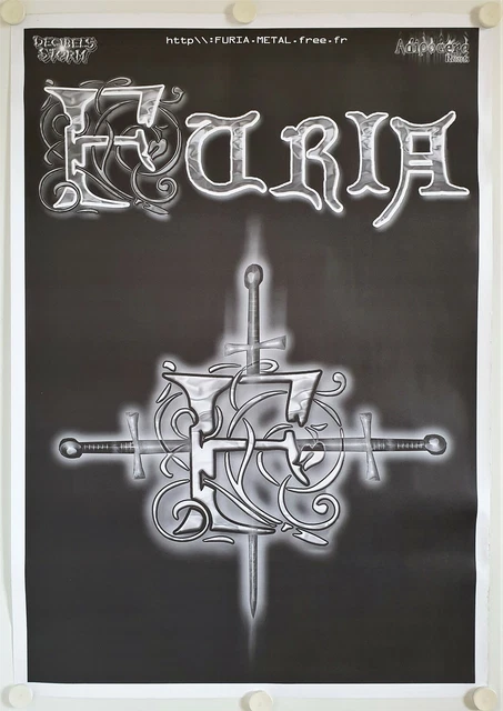 Affiche Groupe Metal FURIA - 80x100 cm