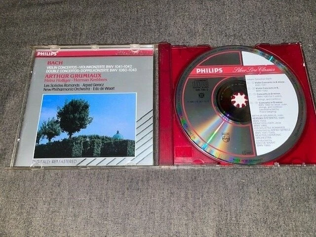 Bach – Violin Concertos, Arthur Grumiaux, Herman Krebbers, Sealed CD, Philips – 420 700-2 Bach – Violin Concertos, Arthur Grumiaux, Herman Krebbers, Sealed CD, Philips – 420 700-2