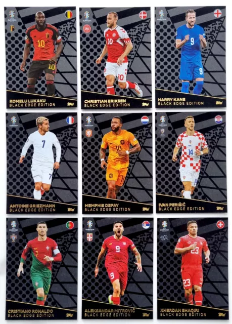 TOPPS Match Attax UEFA EURO 2024 -- Tarjetas y juegos individuales - Energy - Black Edge 3