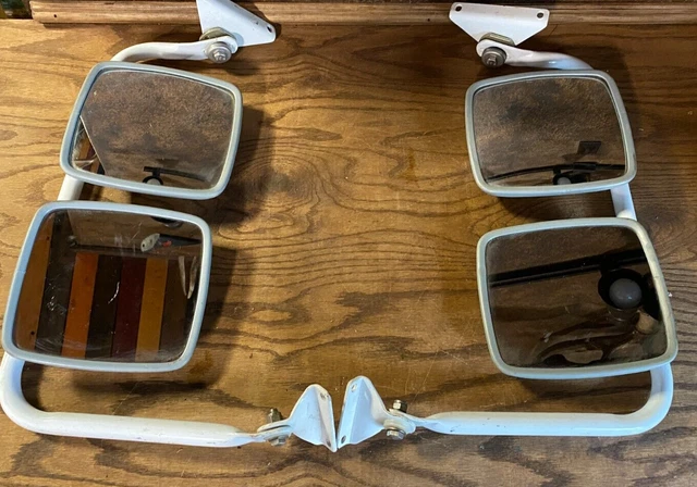 Vintage Pair of Truck Tow / Towing Mirrors ~  Ford Dodge Chevrolet West Coast