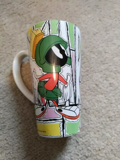 Warner Bros. Looney Tunes Marvin the Martian 1997 Tall Mug New Unused