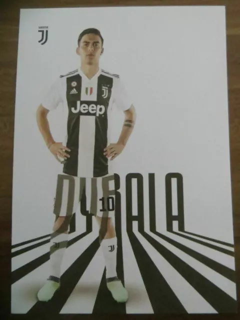 Autogrammkarte AK *PAULO DYBALA* Juventus Turin 18/19 2018/2019 Argentinien RAR