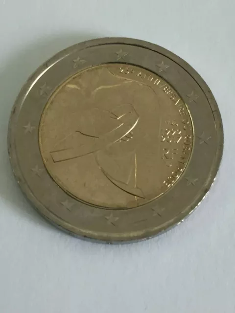 Piece 2€  France  2017  Commemorative  25 Eme  Anniversaire Du Ruban Rose  Neuve