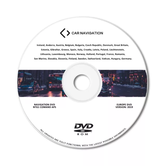 Navigation DVD Update Map for Mercedes-Benz NTG1 Comand Aps W211 S211 W219 C219