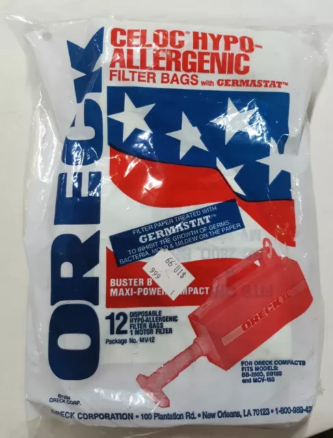 Oreck germastat filter deals
