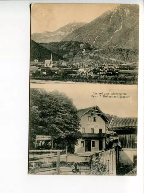 AK Jenbach, Tirol, Österreich : Gasthof zum Alpnverein, ca. 1910