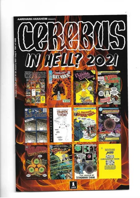 Aardvark-Vanaheim - Cerebus in Hell? 2021  Near Mint    1567 of 1600
