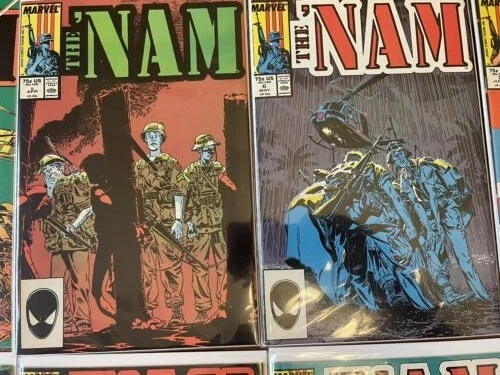 Lot of 13 Marvel The 'Nam #3 4 5 6 7 9 12 15 16 32 33 71 1987 Vietnam War 3