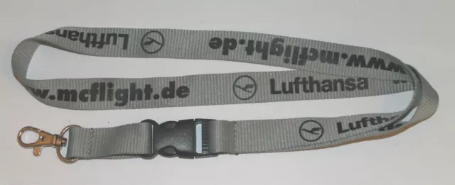 Lufthansa McFlight Schlüsselband Lanyard NEU (T138)