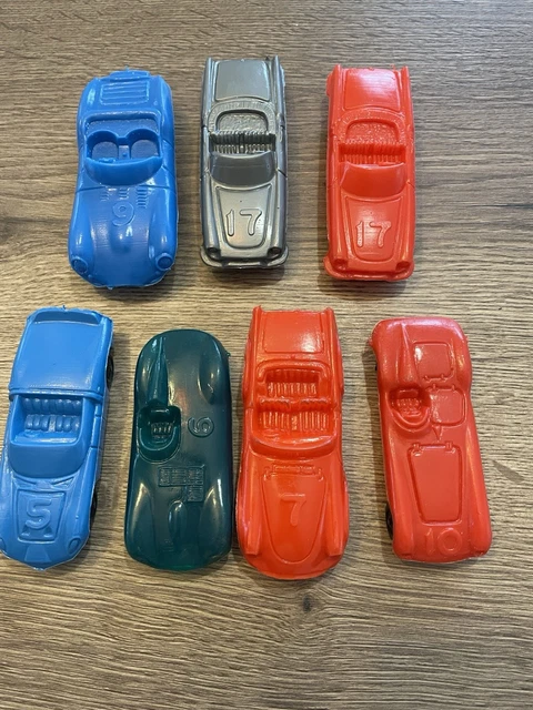 Jouet à tirer, Voiture de course - Turquoise-rouge - Jouets à tirer