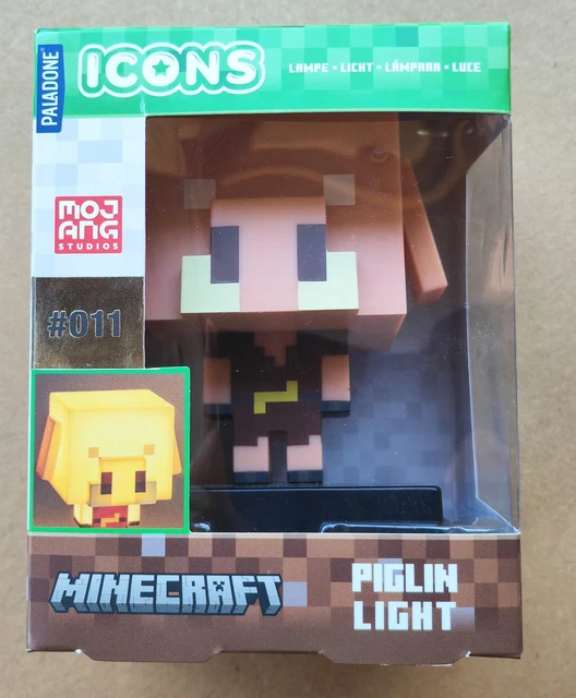 MINECRAFT (PIGLIN LIGHT) Icon Light Battery-Powered Gaming Room Decor £ ...