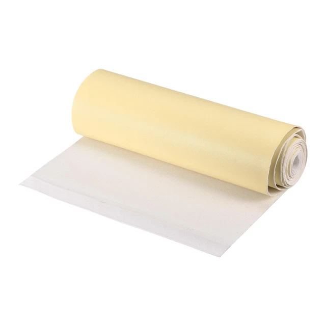 Sintetico Pelle Lenzuola,PU Pelle per Creazione Artigianato,20x135cm Giallo