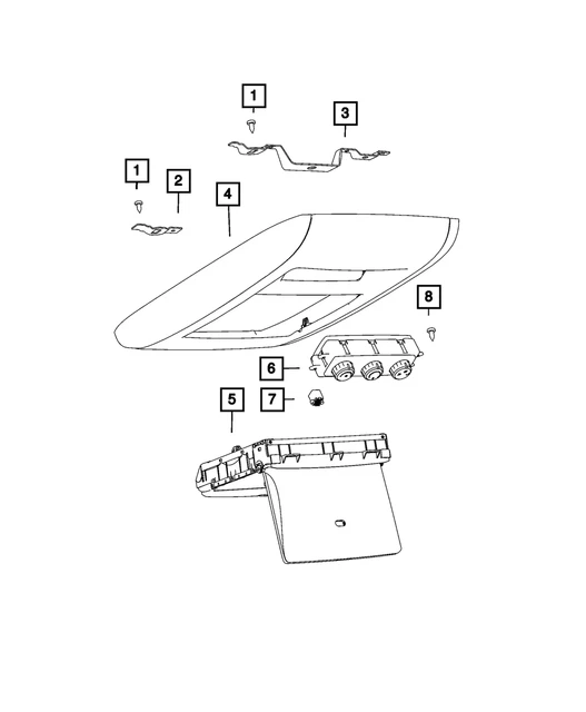 Genuine Mopar Trailer Tow Harness 6105093AA