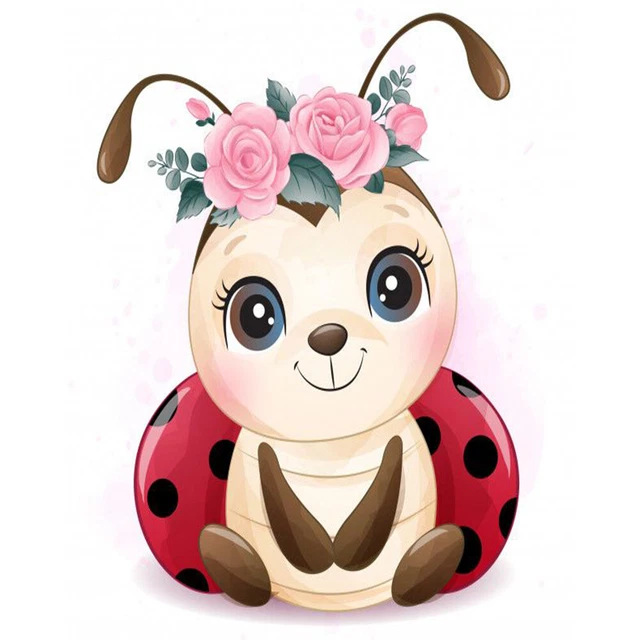 Ladybug 40x50 cm pintura al óleo por números imagen hágalo usted mismo pintura (M510)