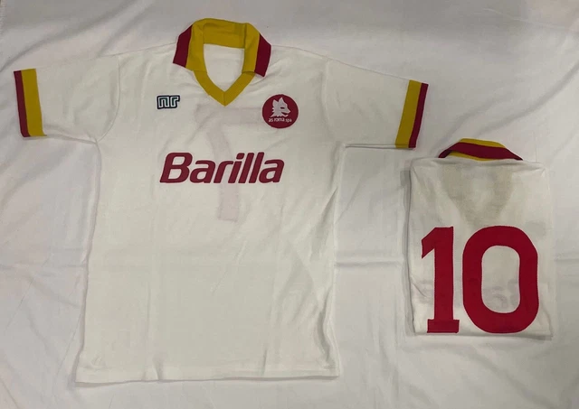 Maillot Roma 1987/88 Giannini 10 - Vintage Acrilique - Taille M - Pièce