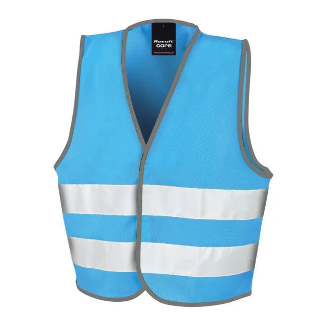 SAFE-GUARD by Result Childrens/Kids Core Enhanced Hi-Vis / 4-6 Years Sky Blue BC