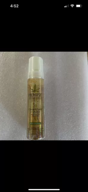 Fresh Fusions Citrine Crystal and Quartz Herbal Foaming Body Wash by Hempz-8.5oz
