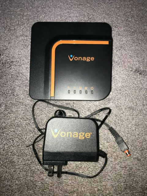 Vonage VDV23 Adaptateur VoIP Voix sur IP avec alimentation