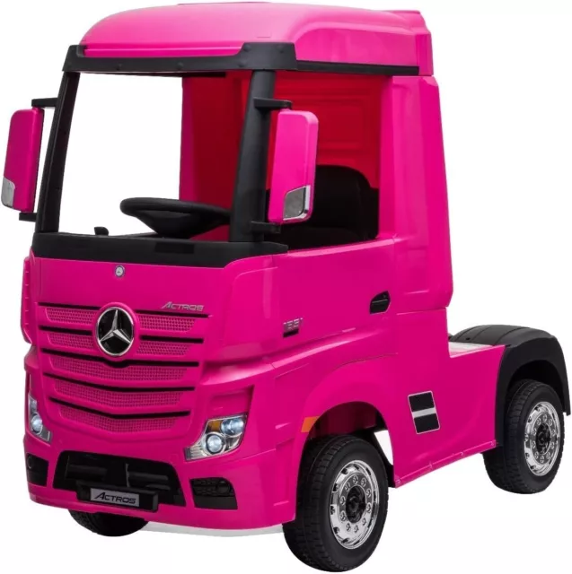 12v Mercedes Benz Licensed Artic Kids Ride On Truck (Pink)