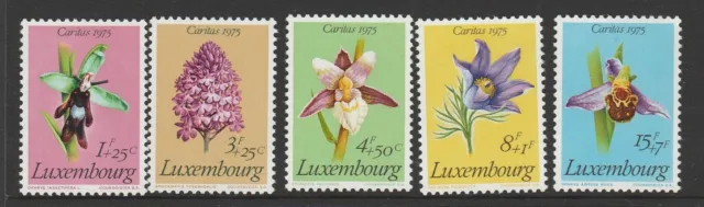LUXEMBOURG - 1975 NATIONAL WELFARE FUND set of 5 MNH - Protected plants