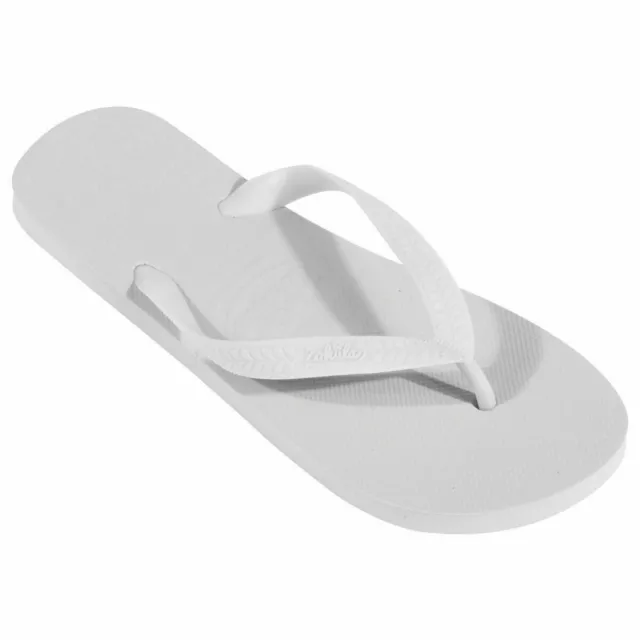 White Flip Flops with FREE Organza Bags- Bulk Buy 20 - 100 - Pairs + lot 2