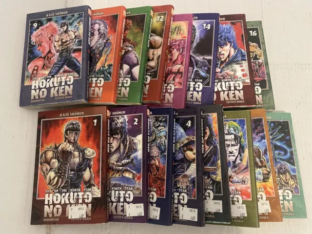 Manga Hokuto No Ken - Ken Le Survivant - - Tomes 1 à 16 - bon état - Version FR