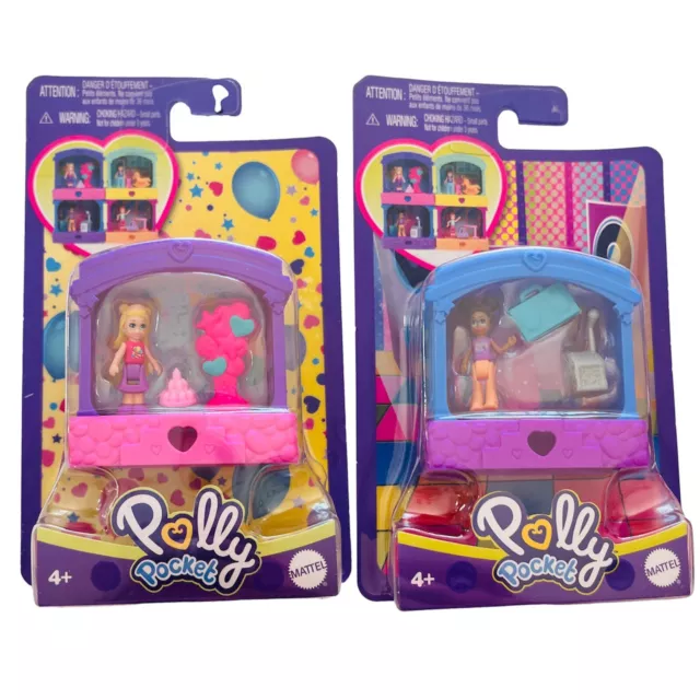 Polly Pocket Pollyville Aquarium Starring Shani Playset with 2 Dolls