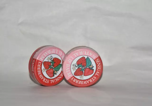 2X Candy Kisses lip balm Sensual Strawberry Sealed