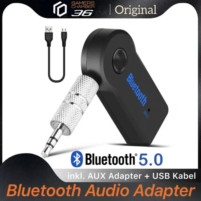 Bluetooth Audio Adapter Musik Radio AUX Kabel Auto 3.5mm Klinke USB Empfänger