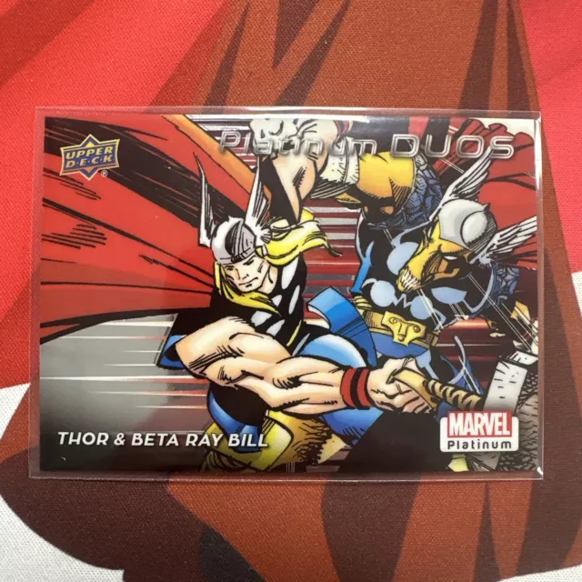 Thor Beta Ray Bill 2023 Upper Deck Marvel Platinum Duos #PD5