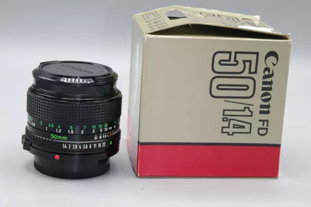 Canon FD 50mm F/1.4 Lens - Excellent - Boxed