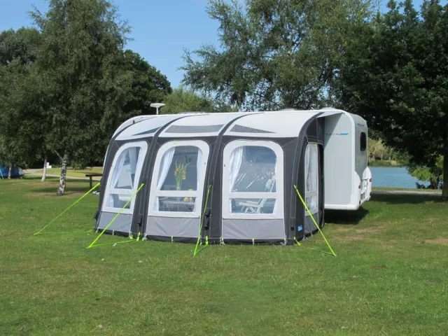 Used Few Times Kampa Ace Air Inflatable Pro 500 Caravan Porch Awning Heavy Duty