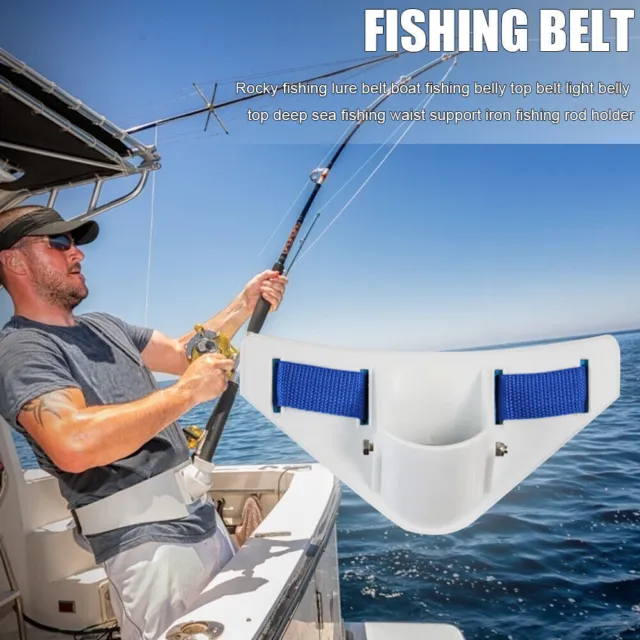 Stand Up Fishing Rod Waist Belt Fighting Belt Rod Fixing Holder Sea Fishing Gear
