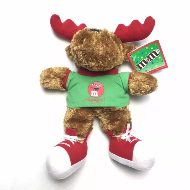 NEW M&M’s Moose Reindeer Plush Stuffed Toy NWT Vintage M And M Candy 11”