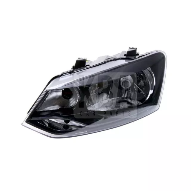 VW Polo 2009-2014 Front Headlight Single Reflector Left Side Near