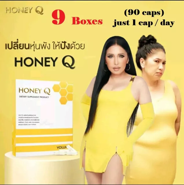 x9 Honey Q Detox Suplemento Control de Peso Barriga Quemadura Bloqueo Break Q4