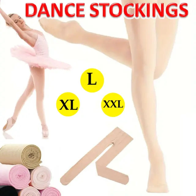 Dance Stocking Convertible Tights Socks Dancewear Girls Adults Ballet PantyHose