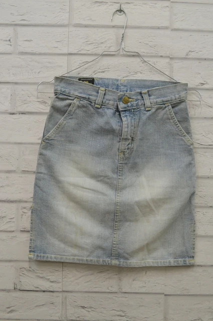 Gonna Ragazza Lee Junior Taglia 9 anni Skort Kids Jupe Bimba Denim Jeans Cotone