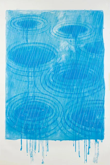 Abstract David Hockney Rain Photo Artist Painting Wall Art Home - POSTER 20x30