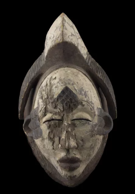 Maschera Pounou - Punu Okuyi Tsangui Gabon - Arte Africano - Antico Raro - 16587