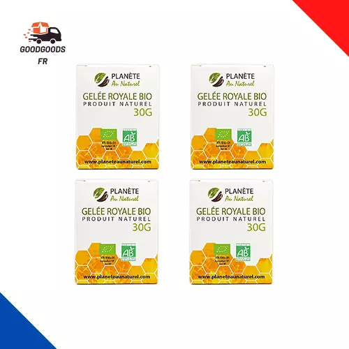 Gelée Royale Bio - 120G - 4 Boites De 30G