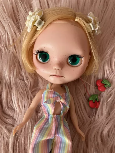 Super Cute Kawaii Ooak Basaak Doll Custom Blythe Interest 2