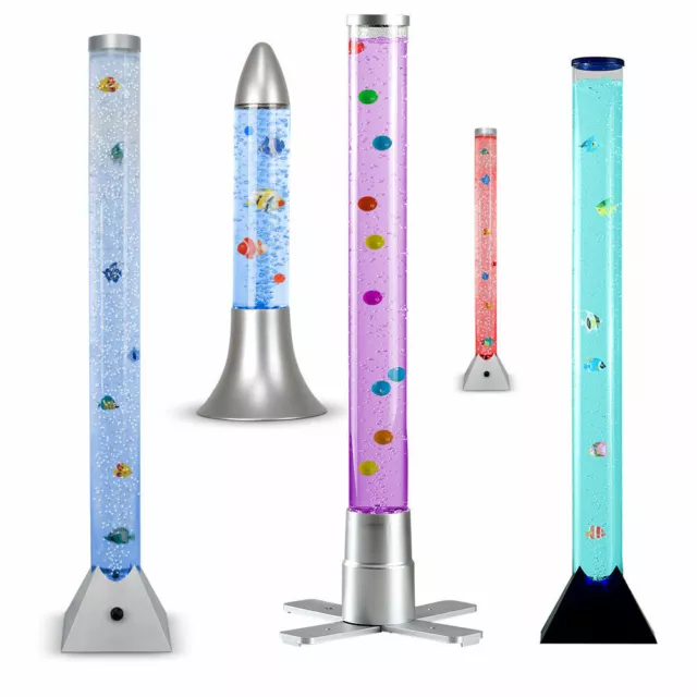 LED Bubble Lamp RGB Colour Changing Novelty Light Tower Tube Sensory Lighting