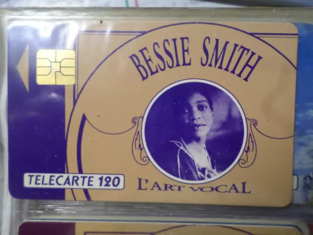 Telecarte 120 France Celebrite' Musique, Bessie Smith, Jazz, Phone Card