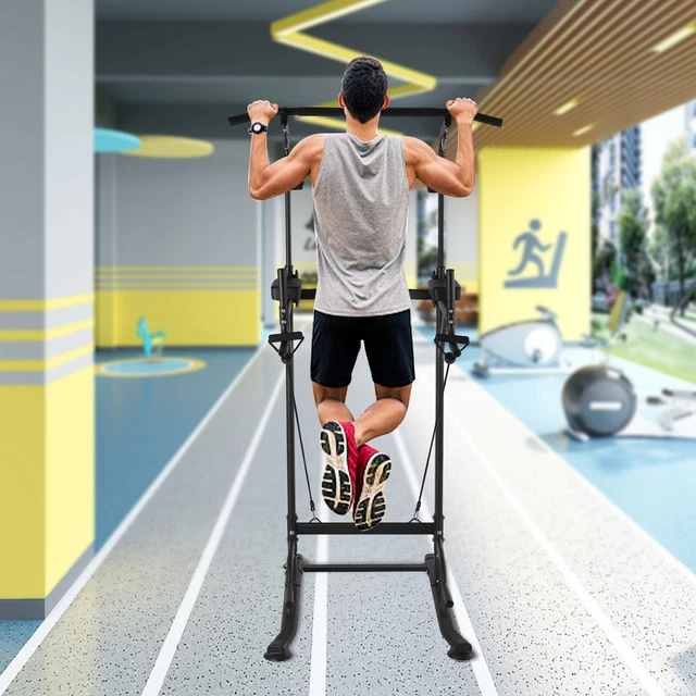 Valor Fitness Power Tower Dip Station Functional Workout Pull