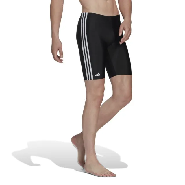 Adidas Men's Classic 3-Stripes Swim Jammers ht2096 - Black/White