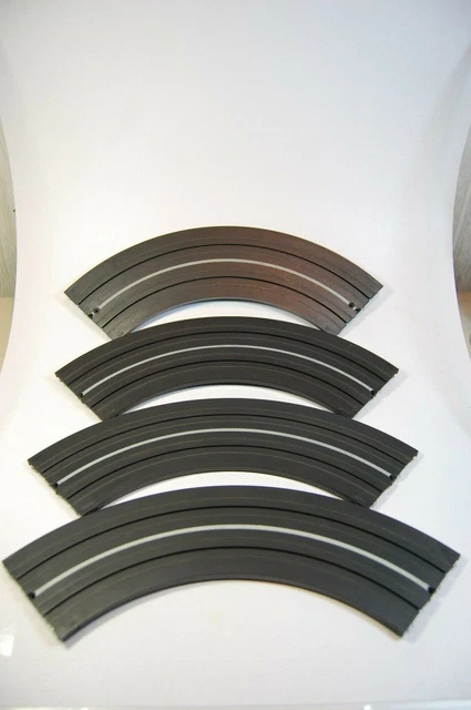 Vintage Aurora Model Motoring HO Slot Car 9" Radius Curve Track Pieces #2 1960's