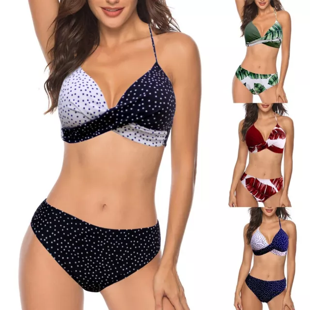 Women's Padded Push-up Bra Bikini Set Swimsuit Bathing Suit Swimwear Beachwear