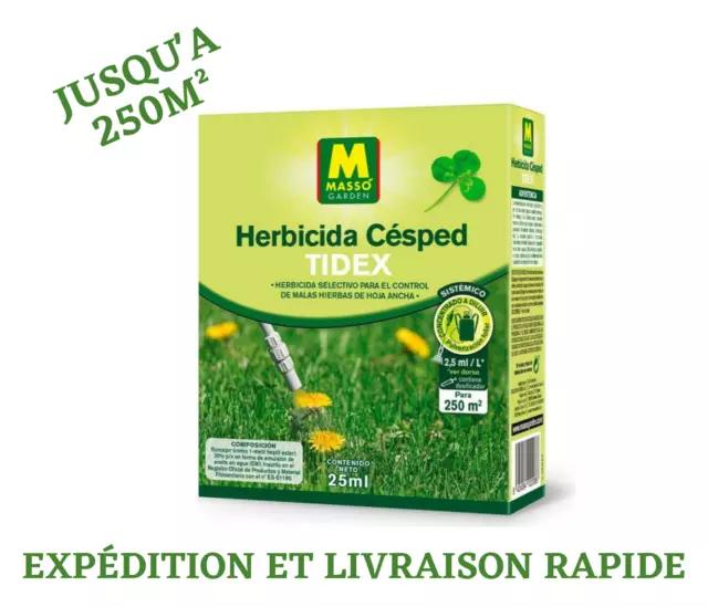 HERBICIDE PROFESSIONNEL MASSO Tidex Desherbant selectif gazon