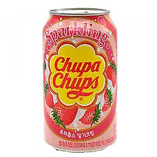 Chupa Chups Drink - Strawberry (6 x 345ml Cans)